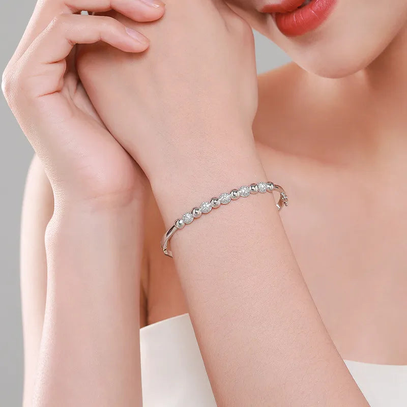 Bracelet Crystal Line – Argent 925, Éclat Raffiné